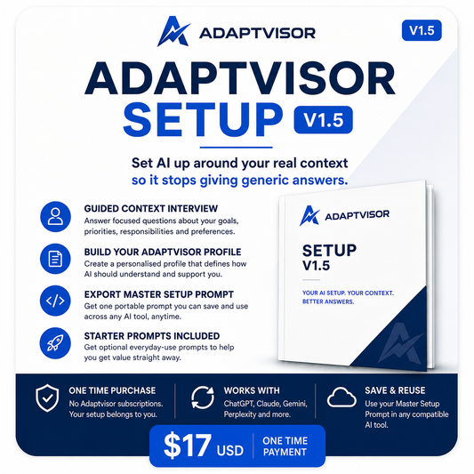 Adaptvisor Setup V1.5